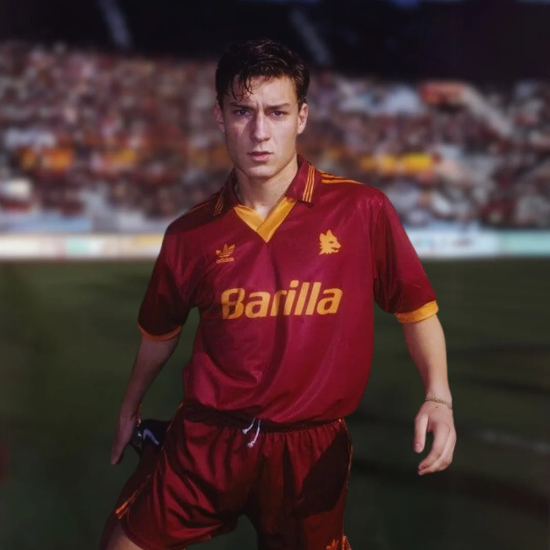 MAGLIA ROMA CASA 1992/1993  ESORDIO TOTTI