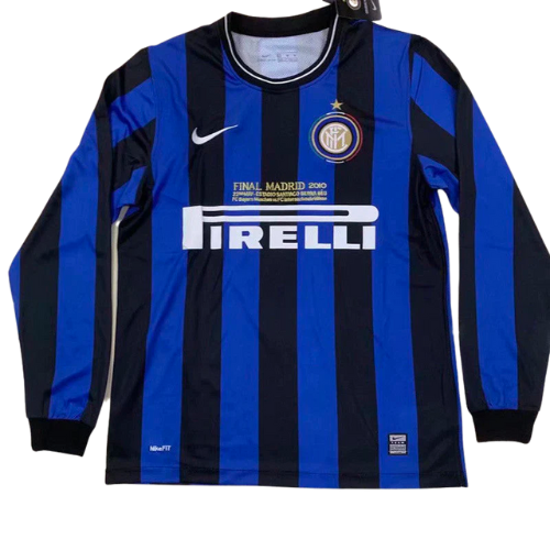 MAGLIA A MANICHE LUNGHE RETRO INTER HOME 2009