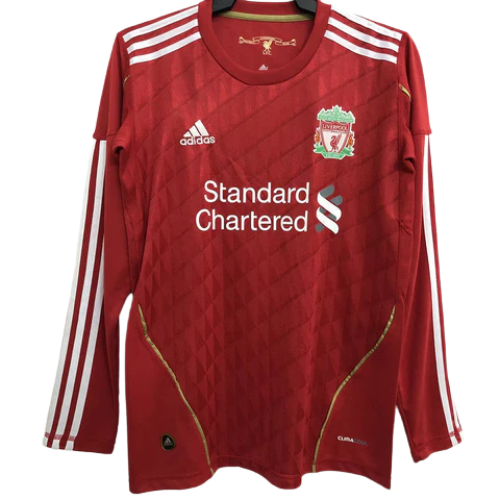 MAGLIA A MANICHE LUNGHE RETRO LIVERPOOL HOME 2010/11