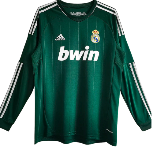 MAGLIA RETRO A MANICHE LUNGHE REAL MADRID TRASFERTA 2012/13