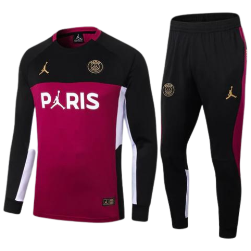 KIT MAGLIA A MANICHE LUNGHE ROUGE + TUTA PSG 2021/22