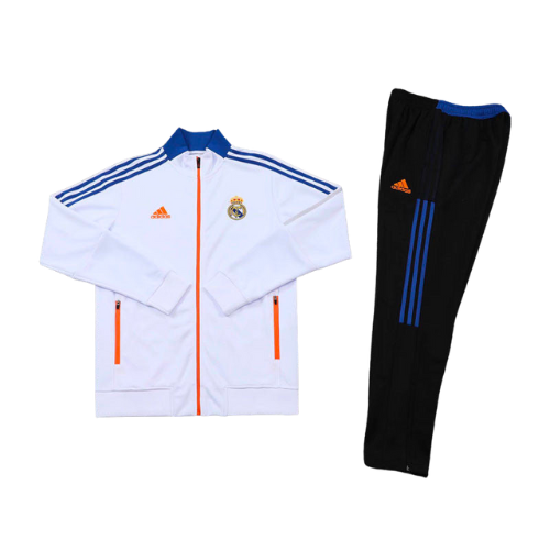 KIT GIACCA BLUARANCIO A ZIP + TUTA REAL MADRID 2021