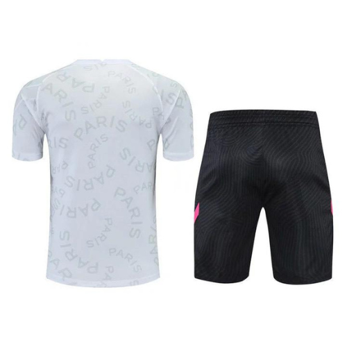 KIT MAGLIA BIANCA “PARIS” + PANTALONCINI ROSA PSG X JORDAN 2021/22