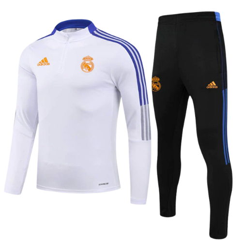 KIT GIACCA OROBLU A ZIP + TUTA REAL MADRID 2021