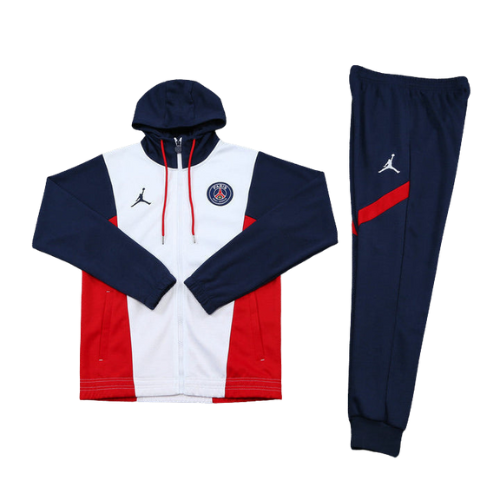 KIT GIACCA A ZIP CON CAPPUCCIO + TUTA PSG X JORDAN 2021/22