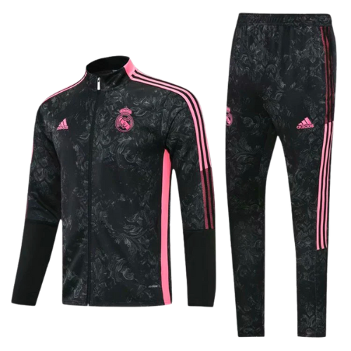 KIT GIACCA ROSANERA A ZIP + TUTA REAL MADRID 2021