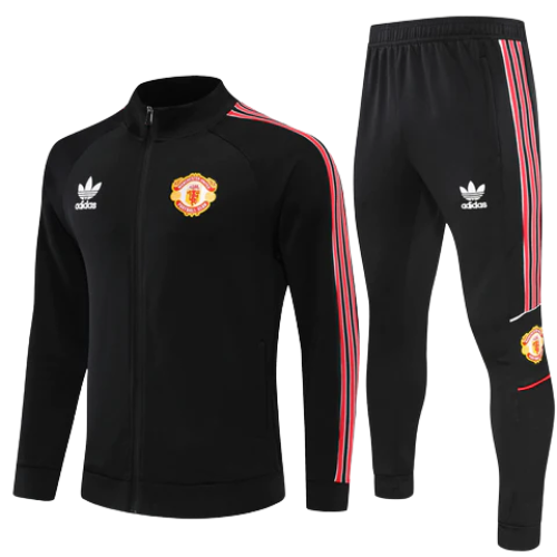 KIT GIACCA NERA + TUTA MANCHESTER UNITED 2022/23