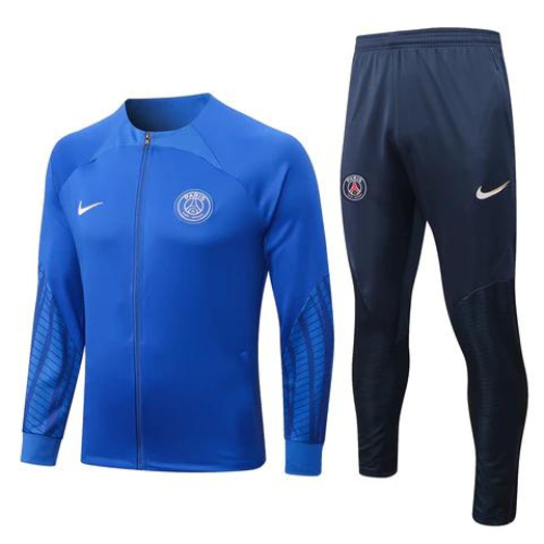 KIT GIACCA CELESTE A ZIP + TUTA PSG X JORDAN 2021/22