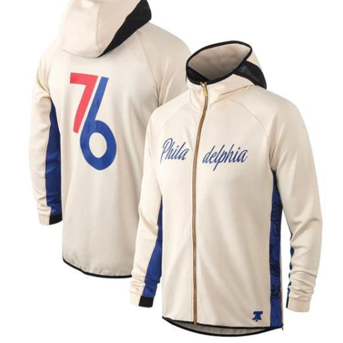 KIT GIACCA A ZIP CON CAPPUCCIO NBA PHILADELPHIA 76ERS 2021/22