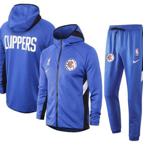 KIT GIACCA A ZIP CON CAPPUCCIO NBA LACLIPPERS 2021/22