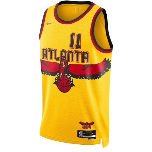 CANOTTA NBA ATLANTA HAWKS NIKE “CITY EDITION” GIALLA 2021/22