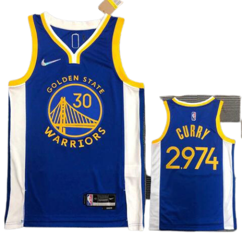 CANOTTA NBA GOLDEN STATE WARRIORS BLU “STEPHEN CURRY SPECIAL EDITION #2974” CITY EDITION 2021/22