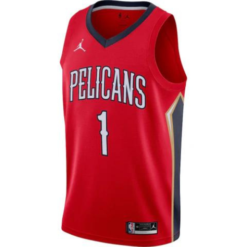 MAGLIA NBA NEW ORLEANS PELICANS ROSSA 2020/21