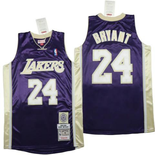 MAGLIA NBA RETRO VIOLA K.BRYANT N.24 LOS ANGELES LAKERS MAMBA HALL OF FAME