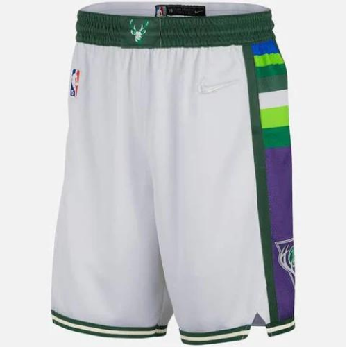 PANTALONCINI NBA MILWAUKEE BUCKS CITY EDITION 2021/22