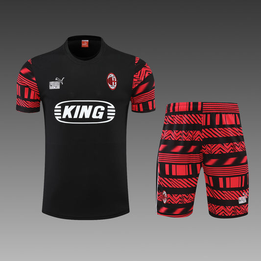 MILAN JERSEY + SHORTS KIT 22/23 BLACK